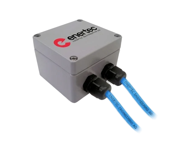 Digitale RS485-Version des elektrolytischen Neigungssensors ECP-06-DG mit zwei Kabeleinführungen